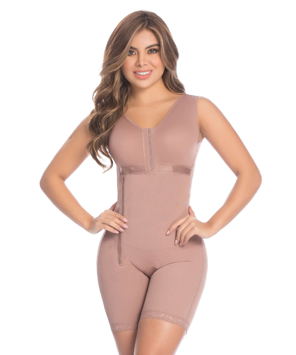 Knee-length With Back Support Shapewear