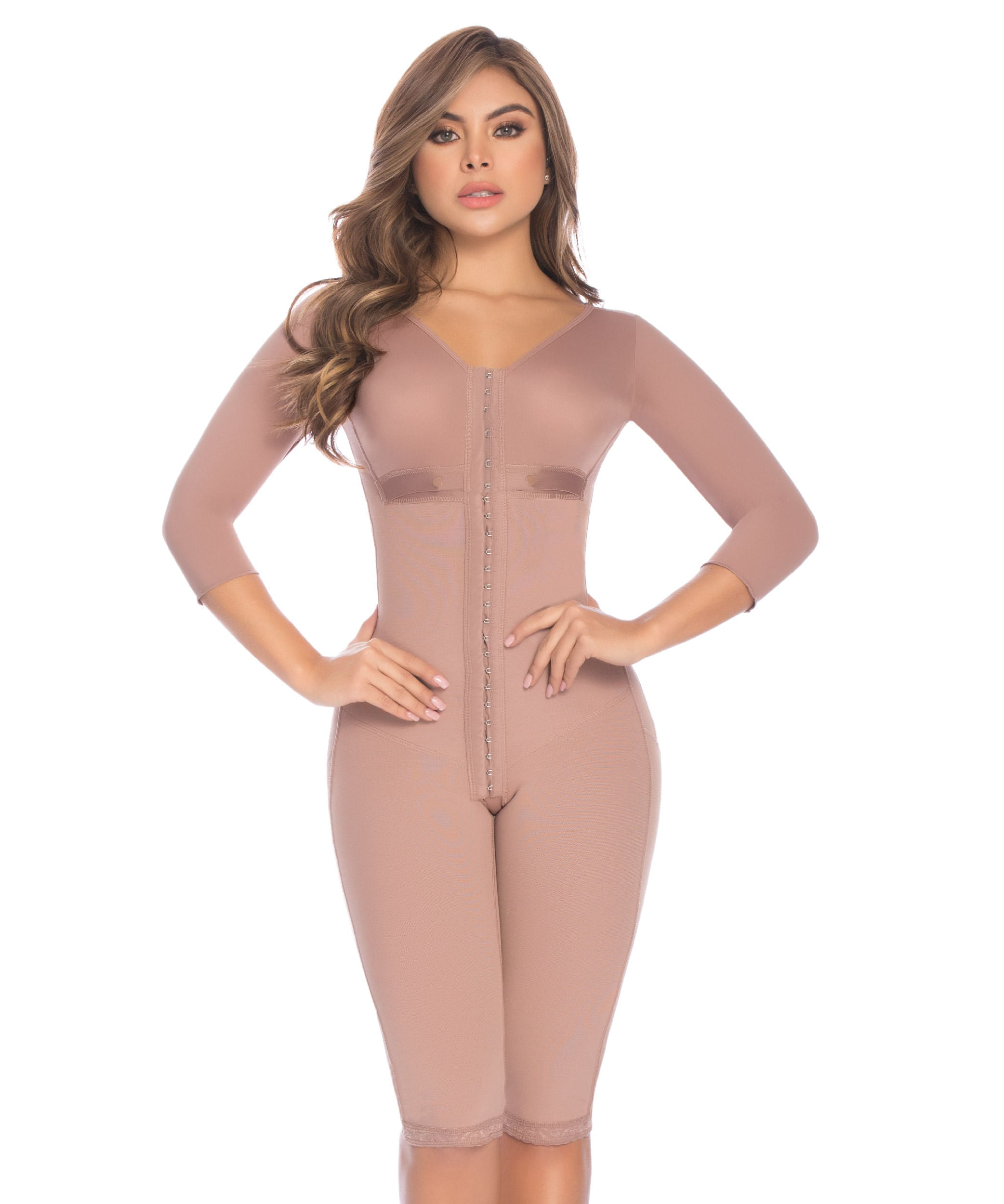 Knee-length Shapewear With Built-in-Bra Ref. 09103