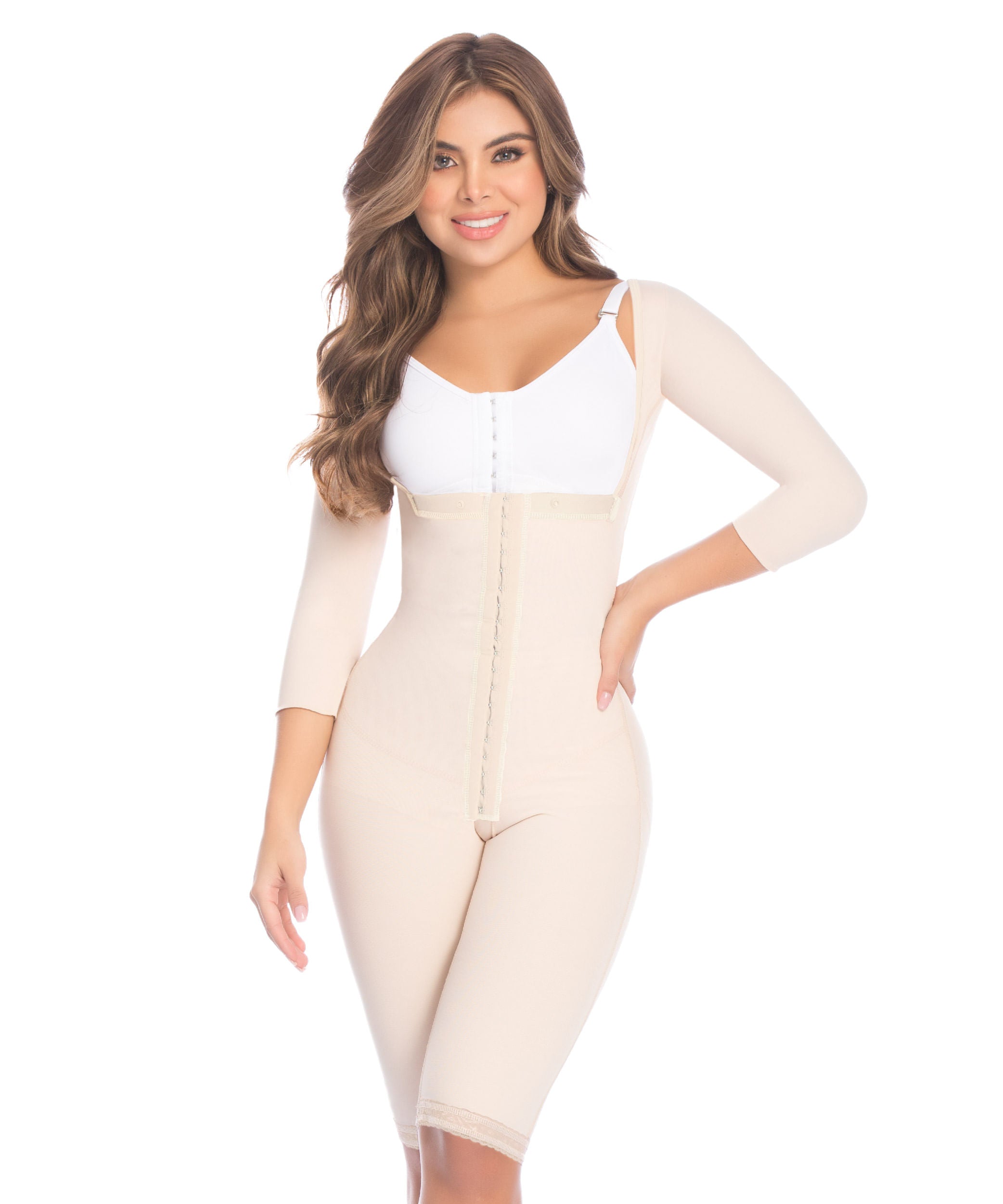 Knee Girdle with Sleeves and Free Bust Ref. 09360